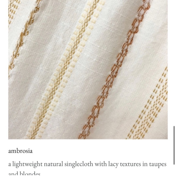 Ace & Jig Quince Ambrosia Cream Stripe Maxi Dress - On or Off Shoulder - Sz. m - Picture 10 of 11